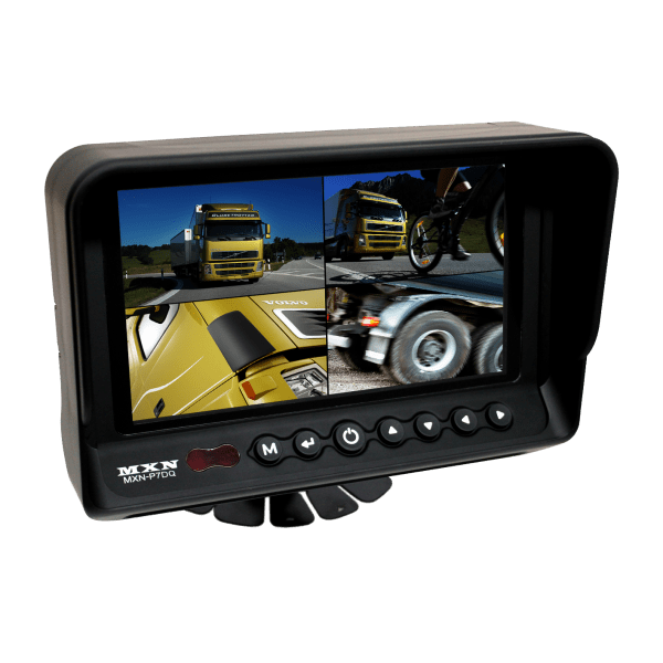 MXN 7" digital TFT monitor 4 CAM input / auto heating