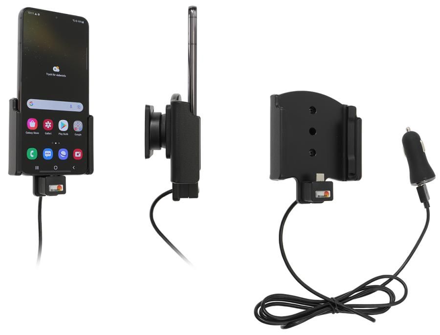 Brodit houder/lader Samsung Galaxy S22 Plus USB sig.plug
